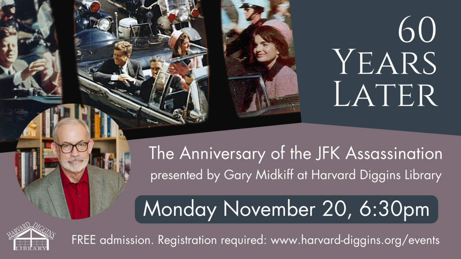 60 Years Later: The Kennedy Assassination - Harvard Diggins Library